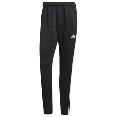 schmal zulaufende trainingshose in schwarz adidas|Train Essentials 3.